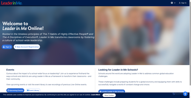 Security scan screenshot of https://www.leaderinme.com/