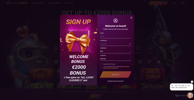 Security scan screenshot of http://sportsbet-io-login.top/