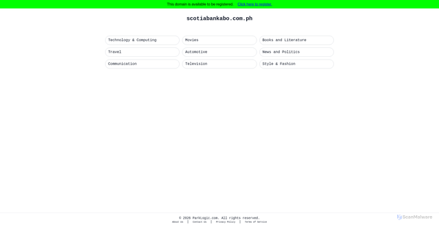 Security scan screenshot of parking3.parklogic.com