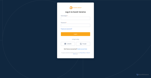 Security scan screenshot of https://app.verama.com/
