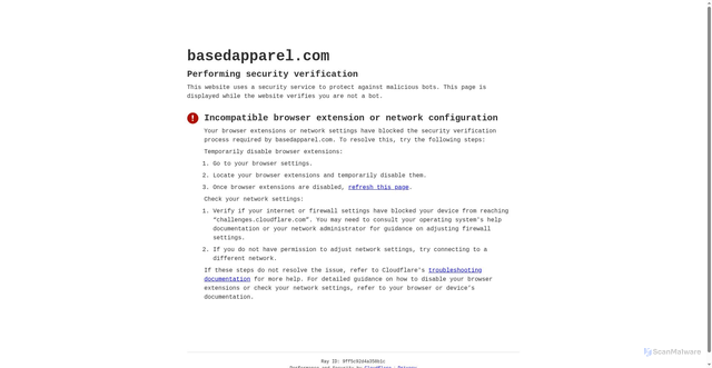 Security scan screenshot of https://basedapparel.com/product-category/the-kash-foundation