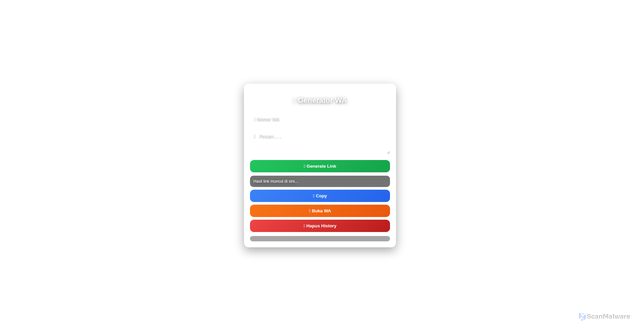 Security scan screenshot of https://generatepesanwa-dp4icfjg1oxa.edgeone.app/