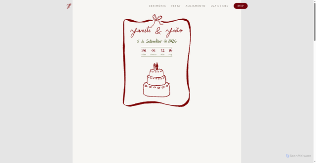 Security scan screenshot of http://janete-joao.pt/