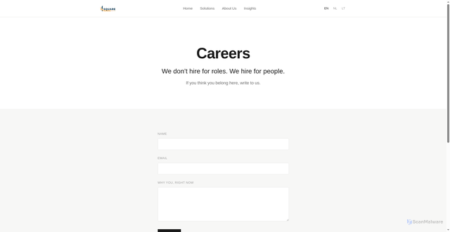 Security scan screenshot of https://4sqcapital-nl.pages.dev/careers