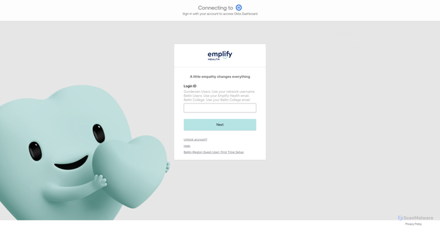 Security scan screenshot of https://ghsint.okta.com