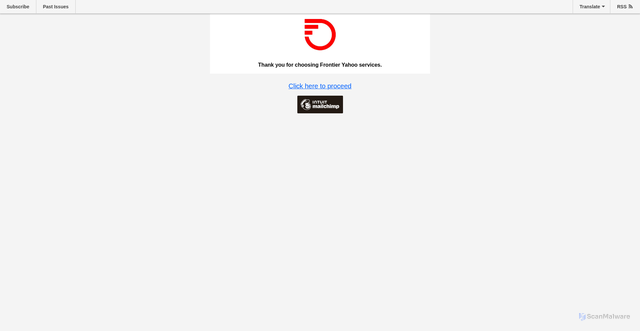 Security scan screenshot of https://us3.campaign-archive.com/?u=3df64303e80cef7c875758918&amp;id=fd6b3534fc