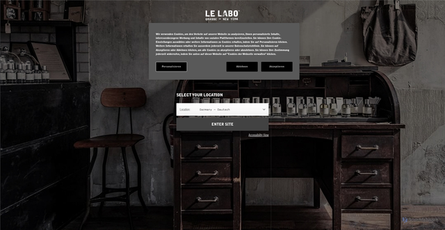 Security scan screenshot of https://www.lelabofragrances.com