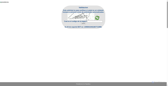 Security scan screenshot of https://www.presidencia.gov.co/contenidoVinculado/perfiles/presidente.html