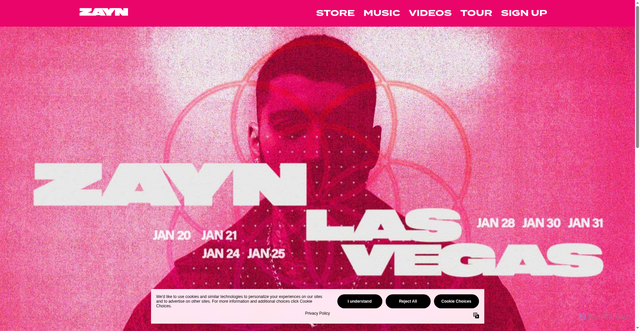 Security scan screenshot of https://www.inzayn.com/