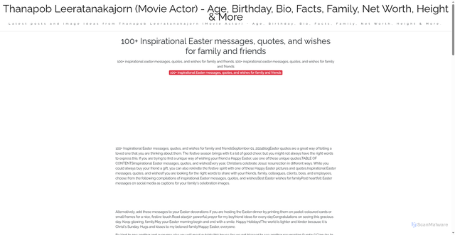 Security scan screenshot of https://nusaglobalmedia-dp2t8grwtfvf.edgeone.app/100-inspirational-easter-messages-quotes-and-wishes-for-family-and-friends.html