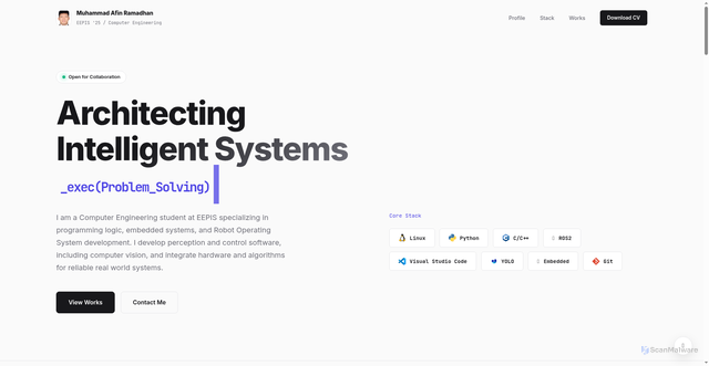 Security scan screenshot of https://muhammadafinramadhan-l4ao7piyzx.edgeone.app/