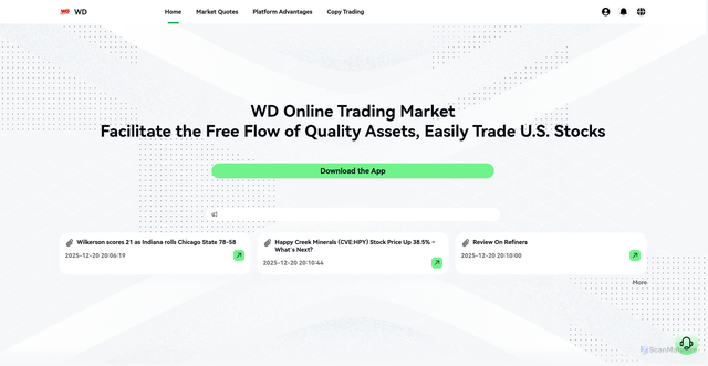 Security scan screenshot of http://wd88976.com/