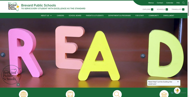 Security scan screenshot of https://brevardschools.org/