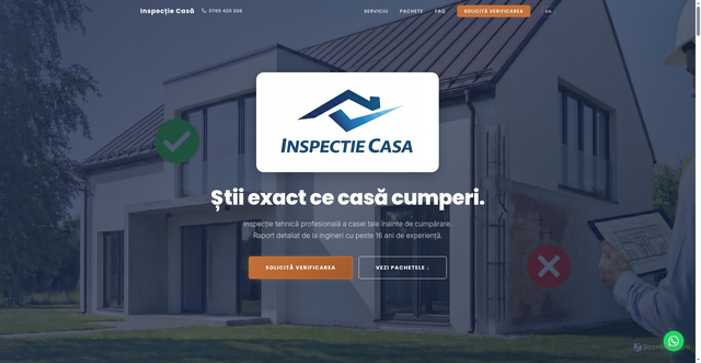 Security scan screenshot of https://inspectiecase.ro/