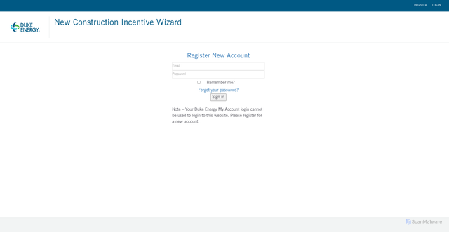 Security scan screenshot of https://duke-energy.aesc-inc.com/Account/Login