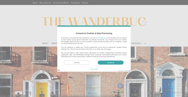Security scan screenshot of https://thewanderbug.com/dublin-travel-guide/