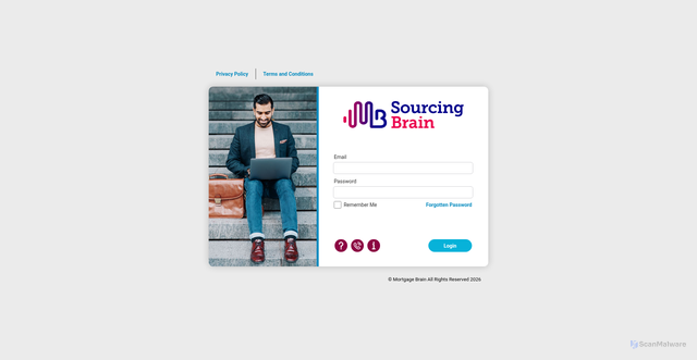 Security scan screenshot of https://product.mortgagebrain.co.uk