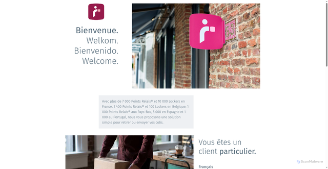 Security scan screenshot of https://mondialrelay.com