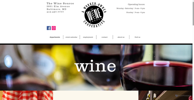 Security scan screenshot of https://www.thewinesource.com/wine