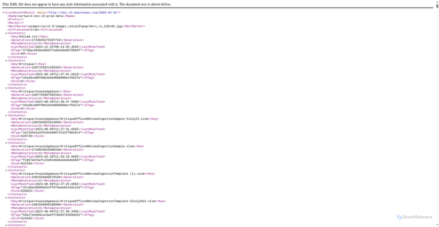 Security scan screenshot of https://assets.cartwire.co/