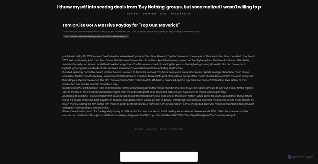 Security scan screenshot of https://dietplancityhugo-yizna5vpb1.edgeone.app/11186-tom-cruise-got-a-massive-payday-for-top-gun-maverick.html