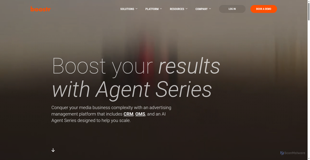 Security scan screenshot of https://boostr.com