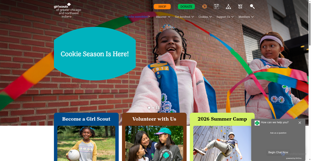 Security scan screenshot of https://www.girlscoutsgcnwi.org