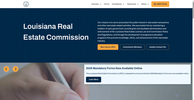 Security scan screenshot of https://lrec.gov/