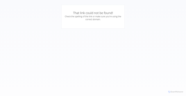 Security scan screenshot of https://app.link/