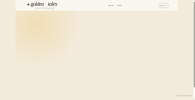 Security scan screenshot of https://golden-tales-media.pages.dev/contact.html