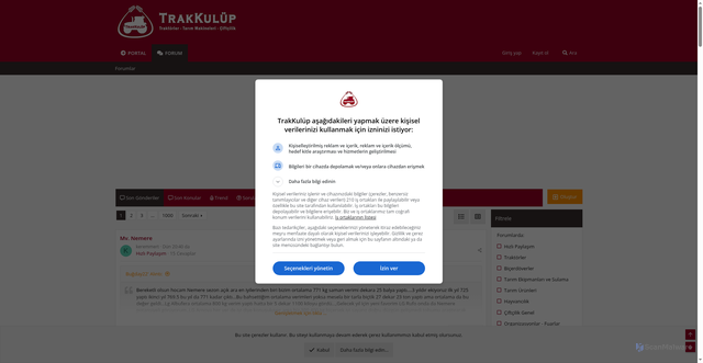 Security scan screenshot of https://www.trakkulup.net
