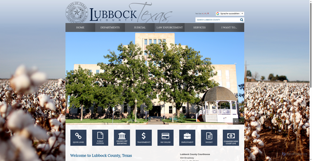 Security scan screenshot of https://www.lubbockcounty.gov/