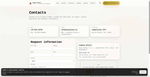 Security scan screenshot of https://nelleci.pages.dev/contatti