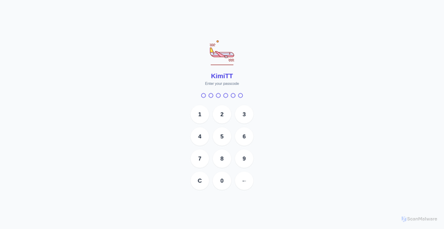 Security scan screenshot of http://kimi-expense-tracker.pages.dev/