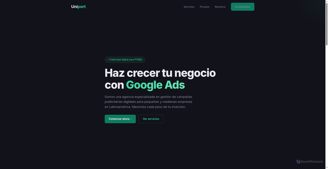 Security scan screenshot of https://uniport-v6b.pages.dev/