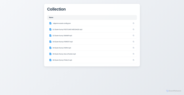 Security scan screenshot of https://easteregghunt2026-txuavkl3u4.edgeone.app/