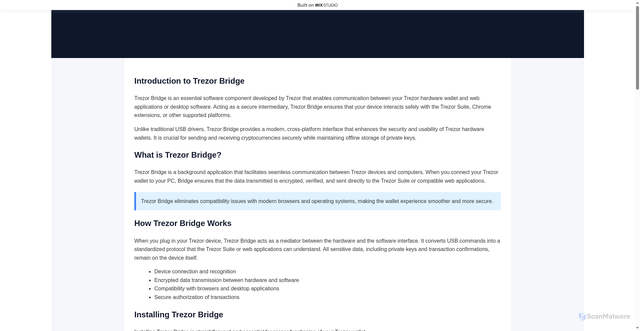 Security scan screenshot of https://trzrview.wixstudio.com/us-en