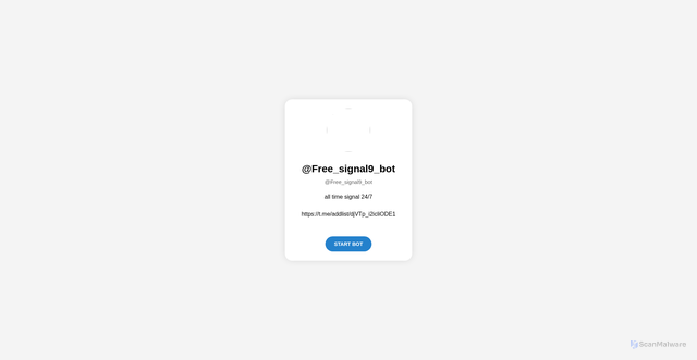 Security scan screenshot of https://free-signal-bot-4d9fy9hwd8.edgeone.app/