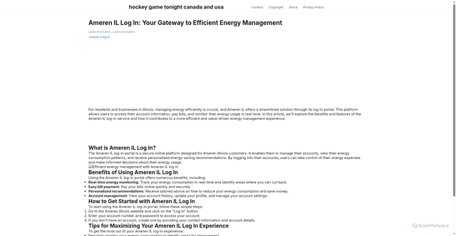 Security scan screenshot of https://pikselfocusspot-dp234mve1d88.edgeone.app/ameren-il-log-in.html