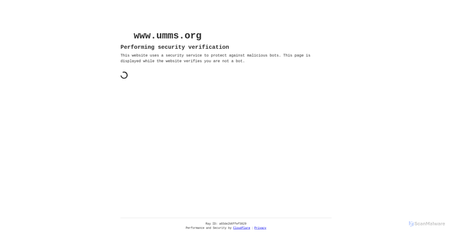 Security scan screenshot of https://www.umms.org