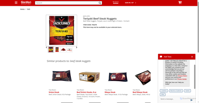 Security scan screenshot of https://www.gfsstore.com/en-us/products/792270/?srsltid=AfmBOookxQ20TIK3LyoNHs28ljzYeQuGba7k_s4UaJZ3Sr9DFQvWdrOw