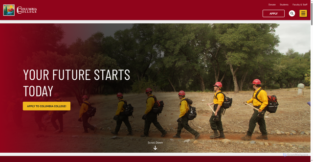 Security scan screenshot of https://gocolumbia.edu/index.html