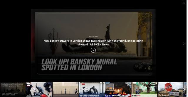 Security scan screenshot of https://www.theartofbanksy.com/