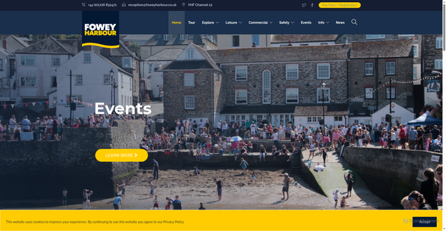Security scan screenshot of https://foweyharbour.co.uk/