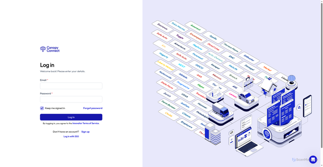 Security scan screenshot of https://dashboard.usecanopy.com