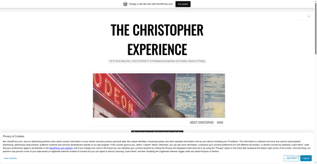 Security scan screenshot of https://christopherhorb.wordpress.com/tag/robert-kelker-kelly/
