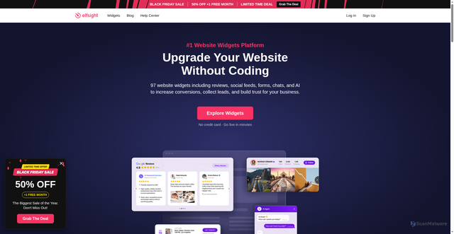 Security scan screenshot of https://storage.elfsight.com/