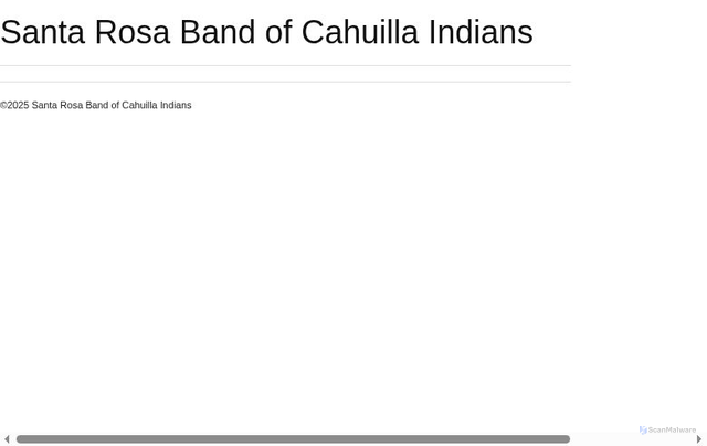 Security scan screenshot of https://santarosacahuilla-nsn.gov/