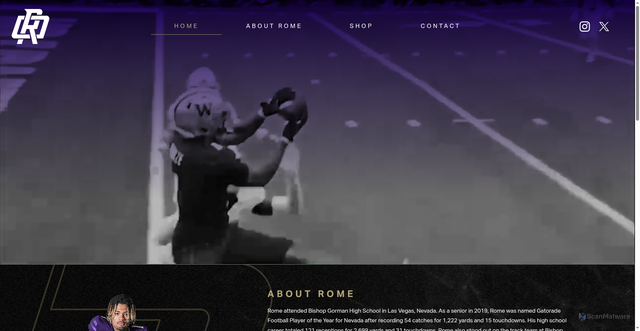 Security scan screenshot of https://romeodunze1.com/