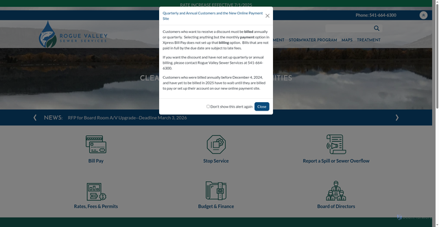 Security scan screenshot of https://rvss-or.gov/